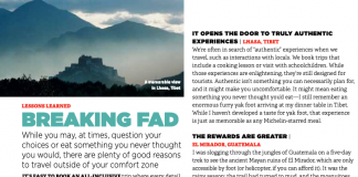 Breaking fad: Travelling outside your comfort zone travel outside your comfort zone