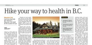 Mountain Trek: Hike your way to health in B.C. Mountain Trek hiking in B.C.