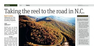 Taking the reel to the road in North Carolina North Carolina filming locations