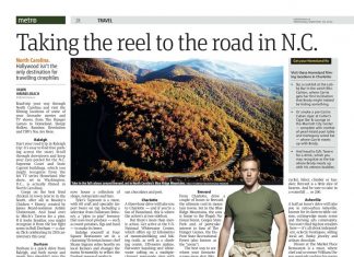 Taking the reel to the road in North Carolina North Carolina filming locations